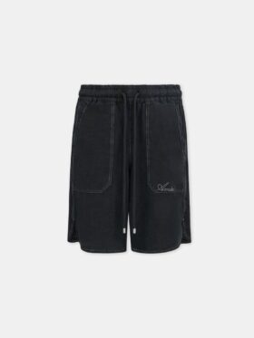 SCRIPT LINEN GD SHORT