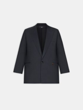 SINGLE-BREASTED TUXEDO JACKET