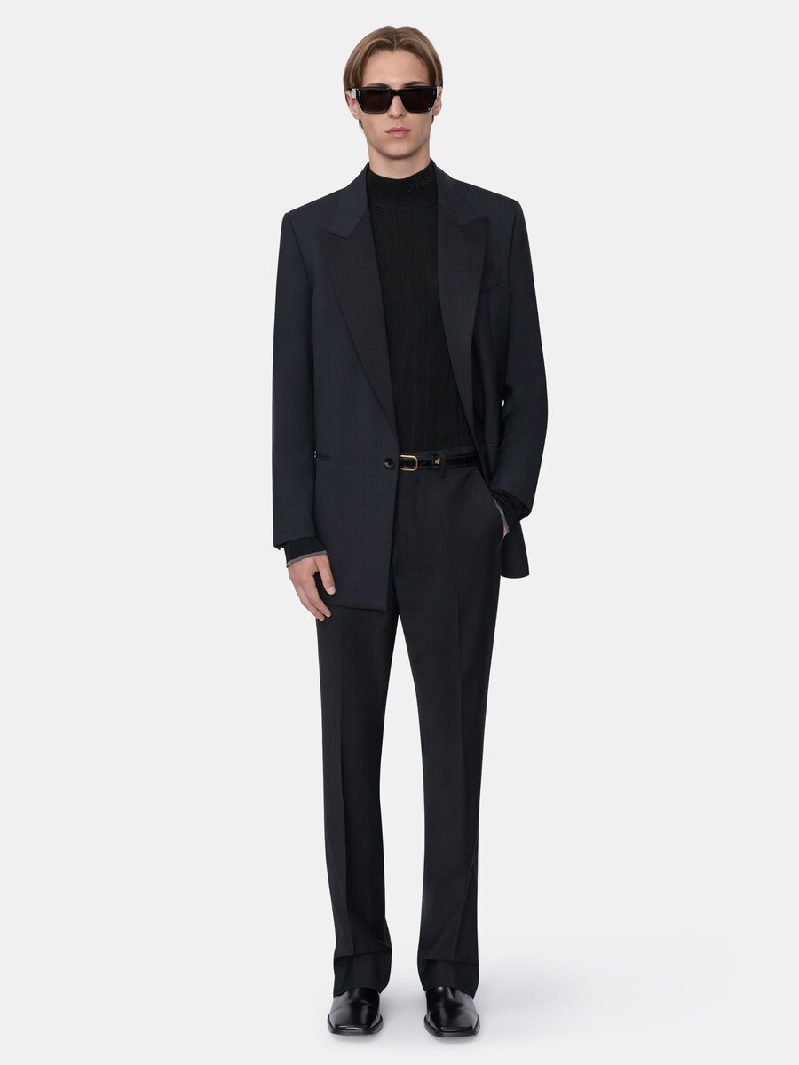 SINGLE-BREASTED TUXEDO JACKET