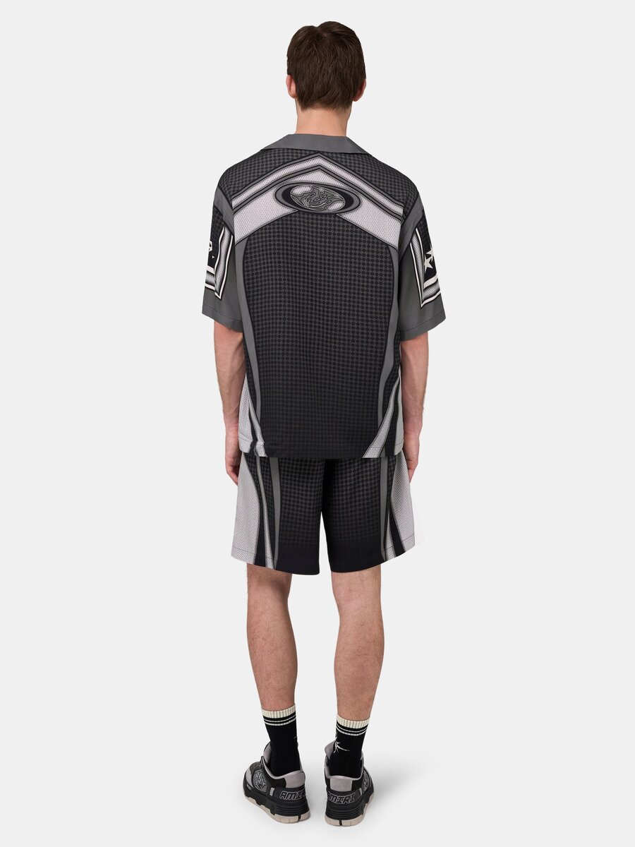 SPORT PANEL OVERSIZED CAMP SHIRT