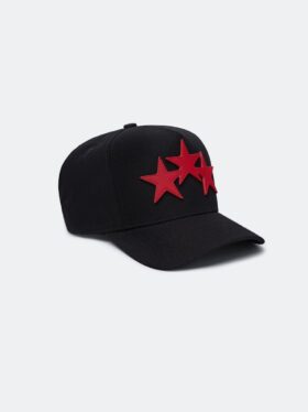 THREE STAR STAGGERED AMIRI FULL CANVAS HAT