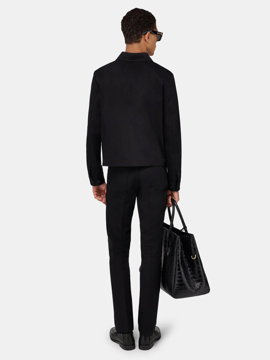 SCRIPT COLLAR SHIRT JACKET