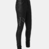 WAXED STAGGERED LOGO SKINNY JEAN