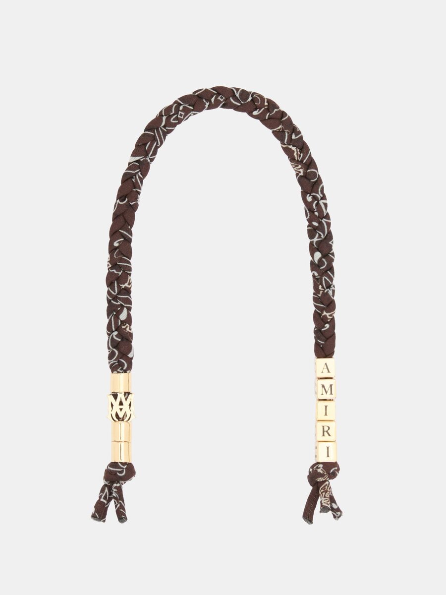 WOMEN'S AMIRI BRAIDED KEYCHAIN