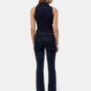 WOMEN'S AMIRI RAW DENM ZIP TOP