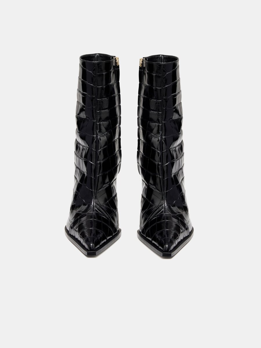 WOMEN'S CROC DEBOSSED MA STILETTO BOOT
