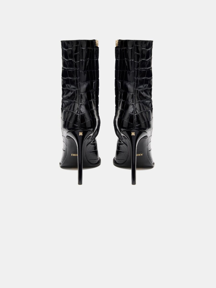 WOMEN'S CROC DEBOSSED MA STILETTO BOOT