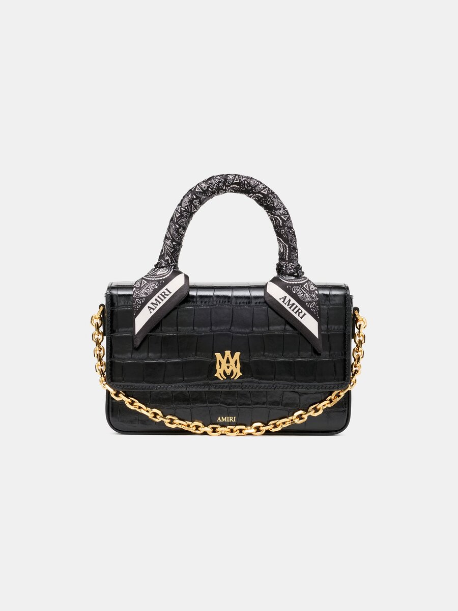 WOMEN'S CROC EMBOSSED LONG MA BAG