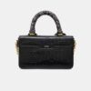 WOMEN'S CROC EMBOSSED LONG MA BAG