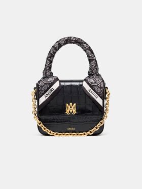 WOMEN'S CROC EMBOSSED MICRO MA BAG