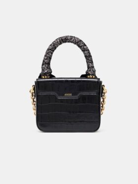 WOMEN’S CROC EMBOSSED MICRO MA BAG