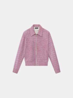 WOMEN'S CROC SUEDE WESTERN JACKET
