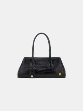 WOMEN'S EMBOSSED CROC HONEY 40 SHOULDER