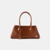 WOMEN'S EMBOSSED CROC HONEY 40 SHOULDER