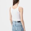 WOMEN'S MA EMBROIDERED RIBBED TANK