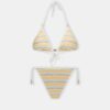 WOMEN'S MA MULTI STRIPE BIKINI SET