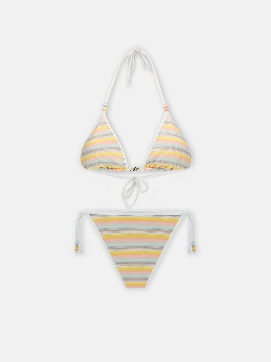 WOMEN'S MA MULTI STRIPE BIKINI SET