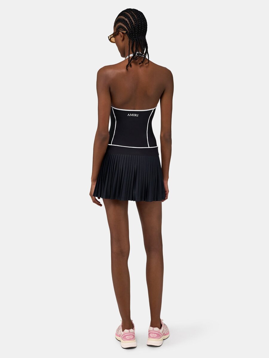 WOMEN'S MA PLEATED MINI DRESS