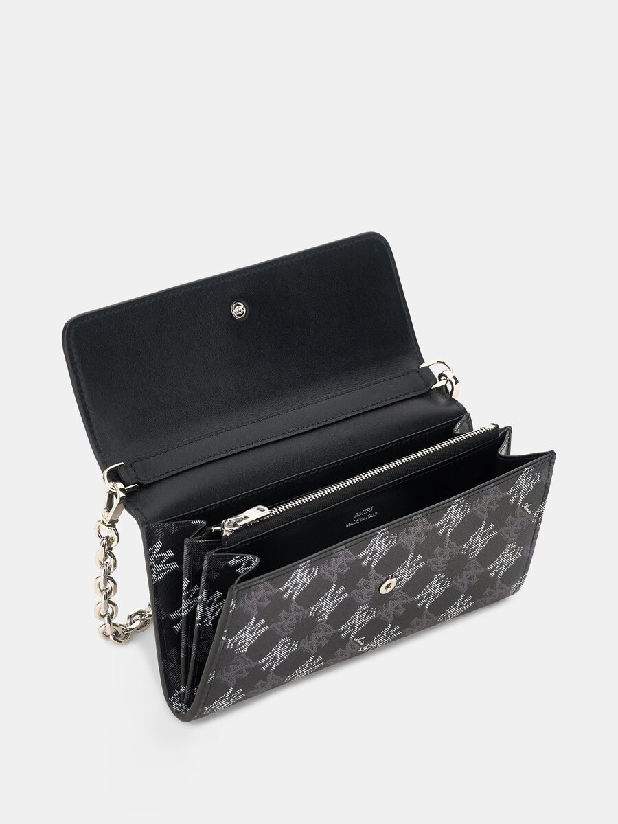 WOMEN'S MA QUAD CANVAS WALLET ON CHAIN