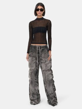 WOMEN’S MA QUAD FLOCKED TOP