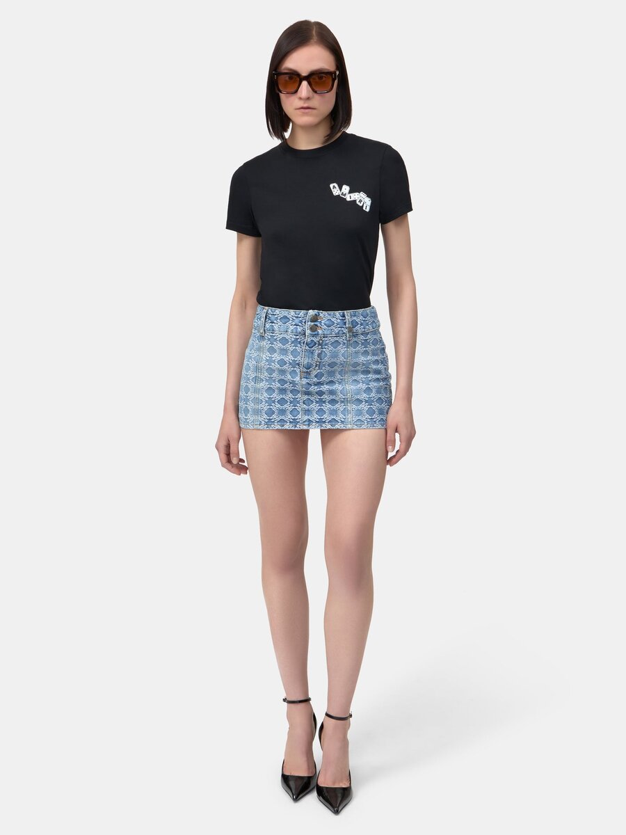 WOMEN'S MA QUAD JACQUARD MINI SKIRT
