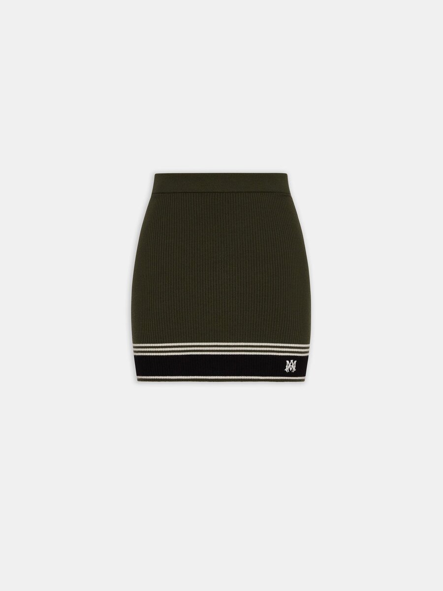 WOMEN'S MA STRIPE MINI SKIRT