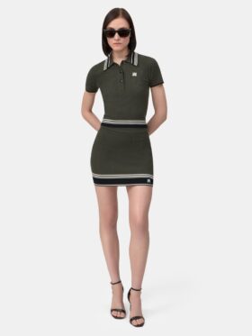 WOMEN’S MA STRIPE MINI SKIRT