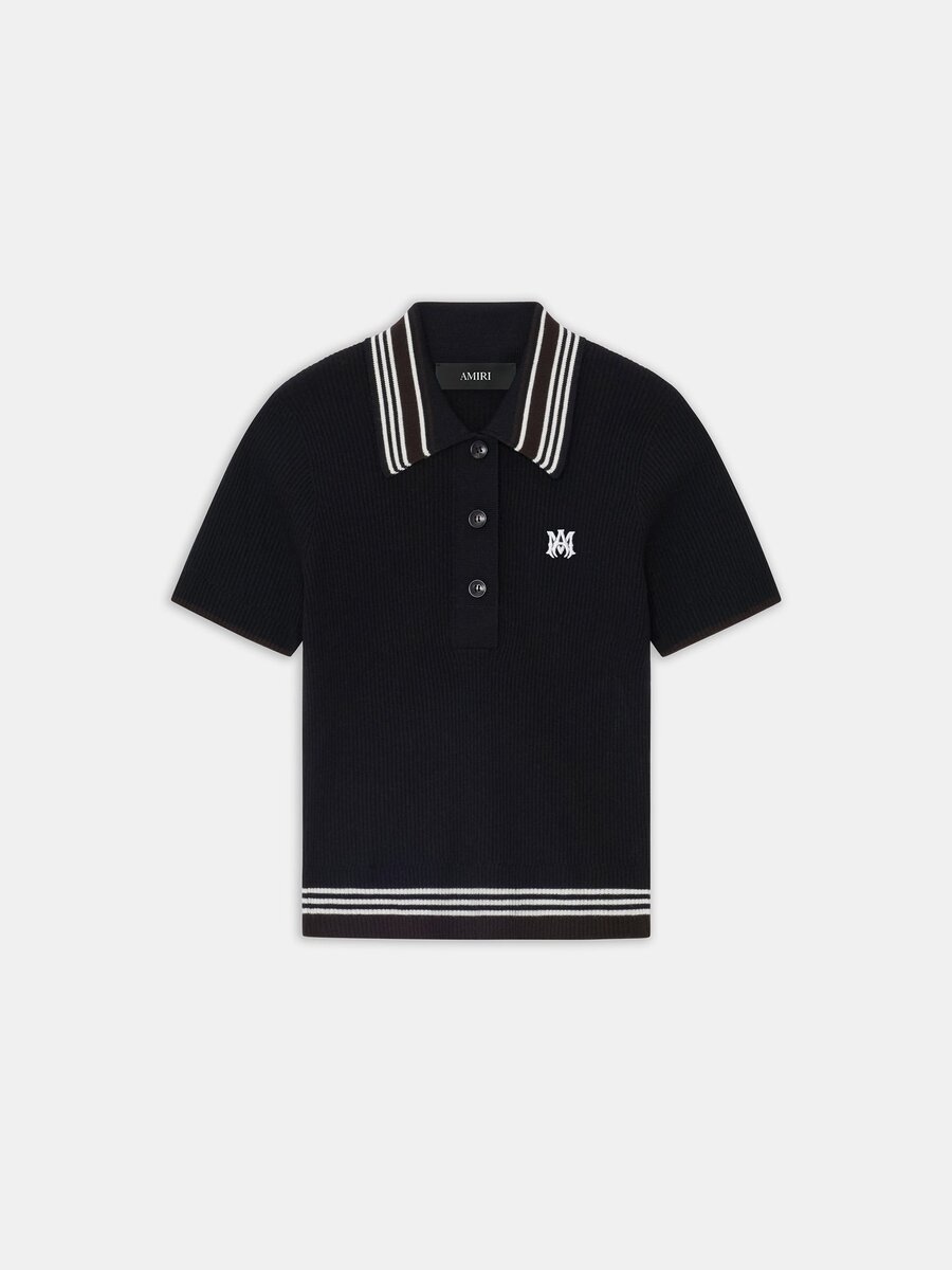 WOMEN'S MA STRIPE POLO