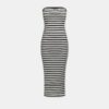 WOMEN'S MA STRIPED MAXI DRESS