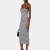 WOMEN'S MA STRIPED MAXI DRESS