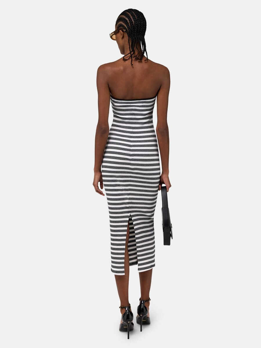 WOMEN'S MA STRIPED MAXI DRESS