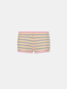 WOMEN'S MA STRIPED MICRO SHORT