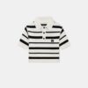 WOMEN'S MA STRIPED POLO