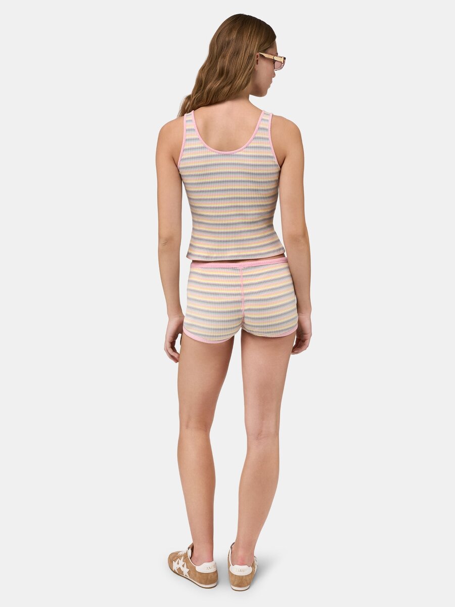 WOMEN'S MA STRIPED MICRO SHORT