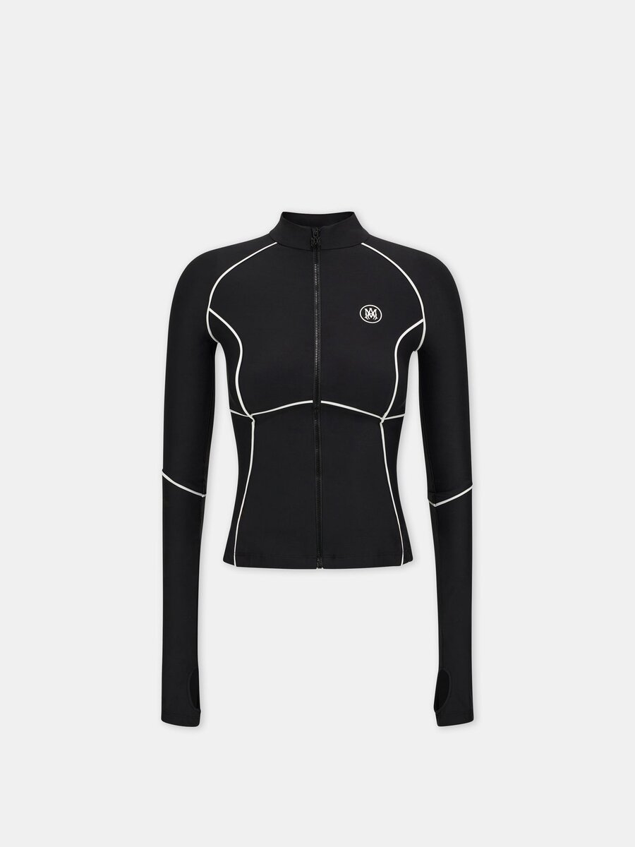 WOMEN'S MA ZIPPED TOP