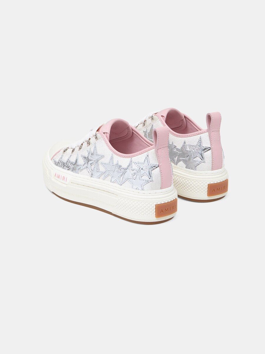 WOMEN'S METALLIC STARS COURT LOW