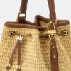WOMEN'S RAFFIA MICRO MA BUCKET BAG