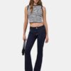 WOMEN'S MA STRIPED SLEEVLESS TOP