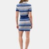 WOMEN'S SCRIPT STRIPE KNIT MINI SKIRT
