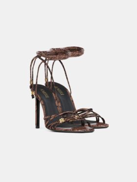 WOMEN’S SNAKE MA HEELED SANDAL
