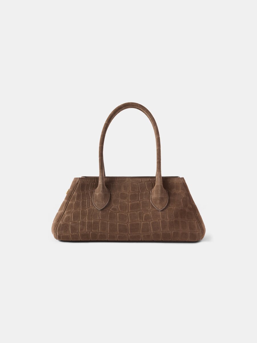 WOMEN'S SUEDE CROC HONEY 40 SHOULDER