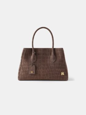 WOMEN'S SUEDE CROC HONEY 40 TOTE
