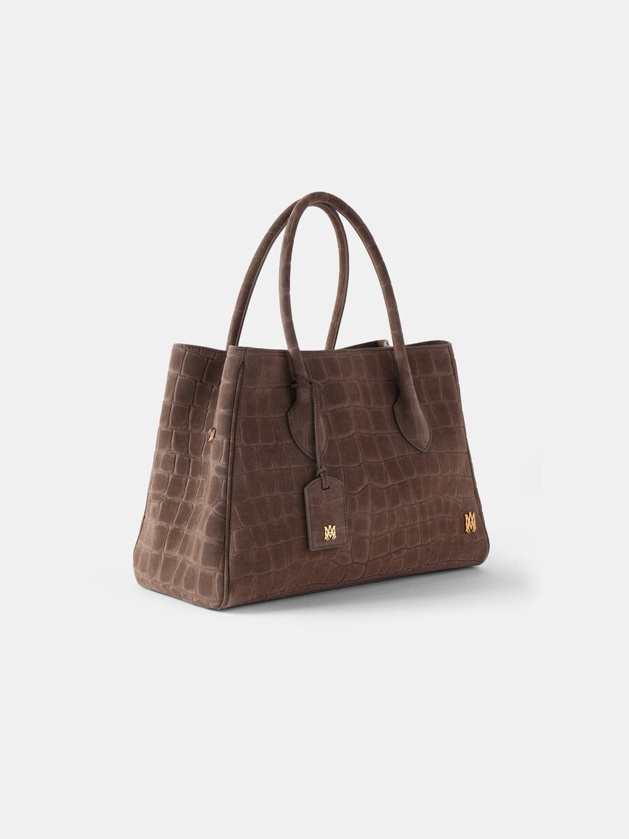 WOMEN'S SUEDE CROC HONEY 40 TOTE