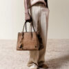 WOMEN'S SUEDE CROC HONEY 40 TOTE